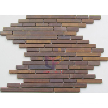 Long Strip Copper Made Mosaic Tiles (CFM1020)